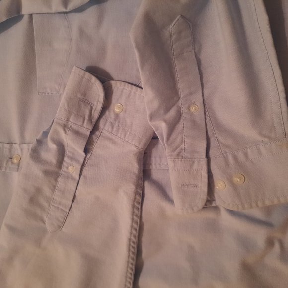 Comfort Zone by George Foreman Long-sleeved Blue Shirt - size 18 - Picture 5 of 9